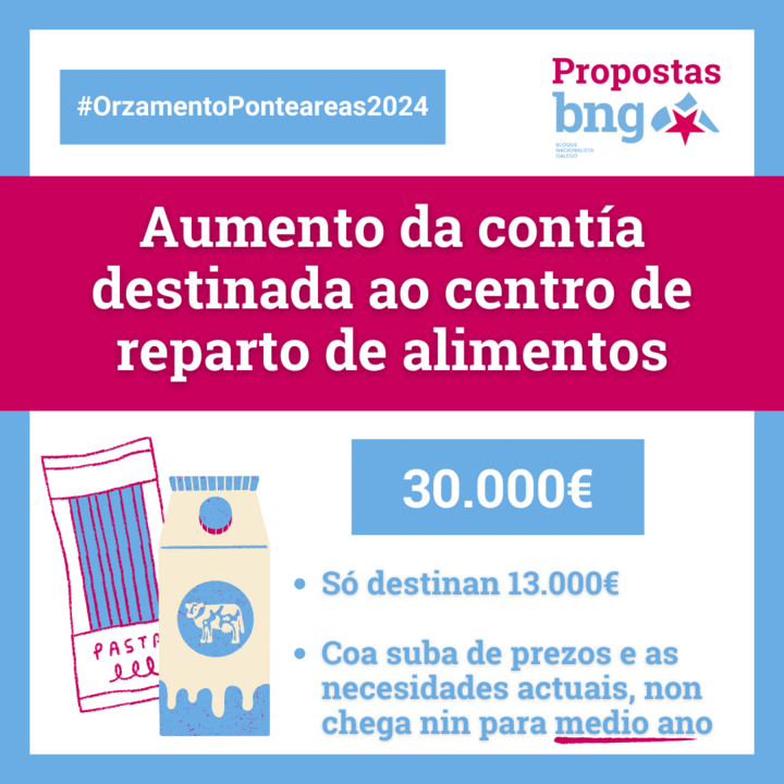 Propomos manter e aumentar axudas que o goberno tripartito de Nava Castro prop&oacute;n eliminar. Colectivos sociais, tra&iacute;das de augas, centros culturais, comercio, mocidade, igualdade e emerxencia social centran as nosas propostas.
