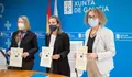 Concello, Estado e Xunta asinan o convenio para a ampliación da Depuradora da Moscadeira