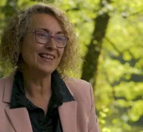 cristina en verde