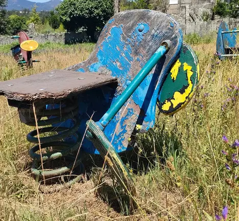 Abandono parques Ponteareas