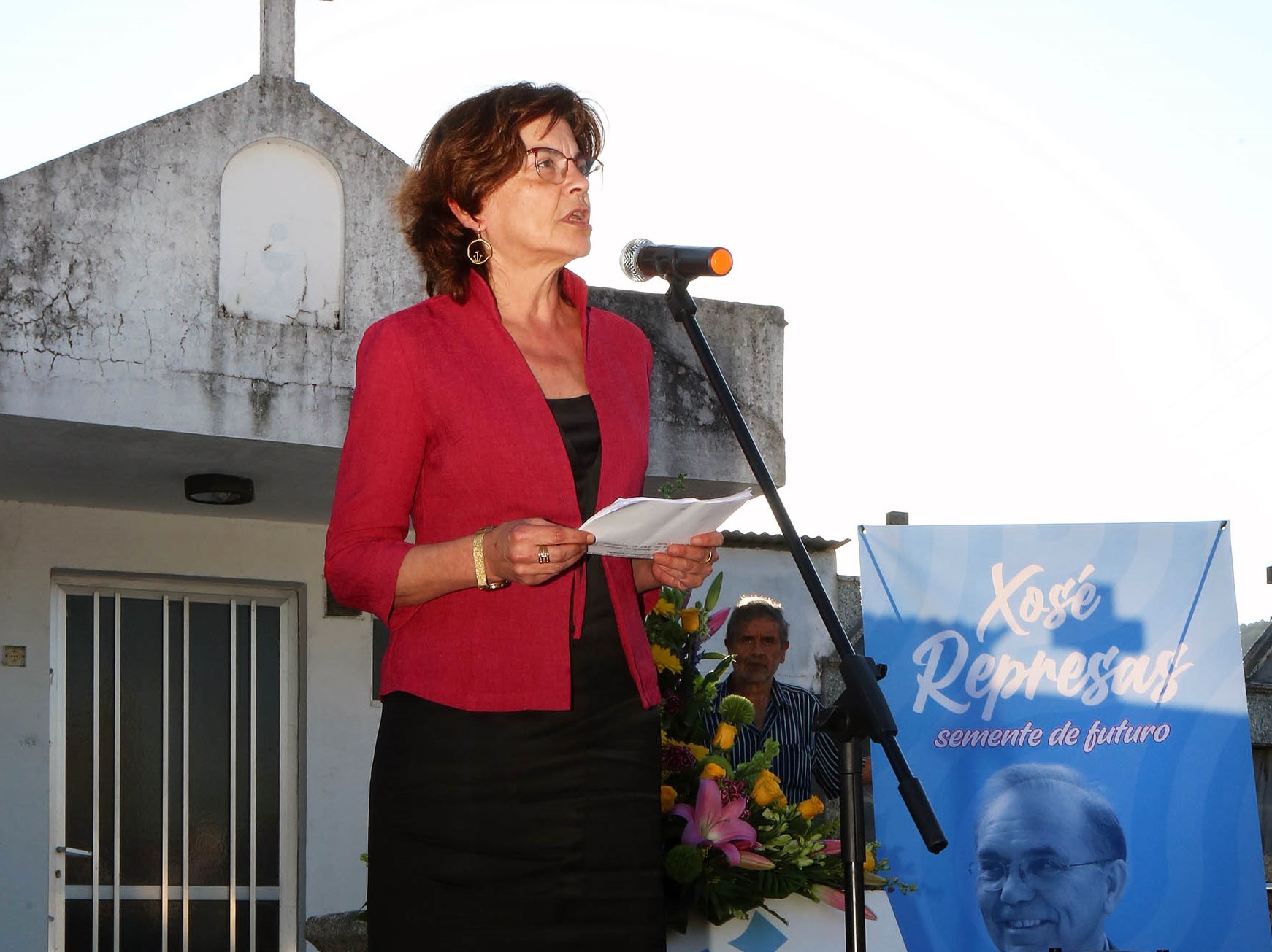 Carme da Silva, na homenaxe