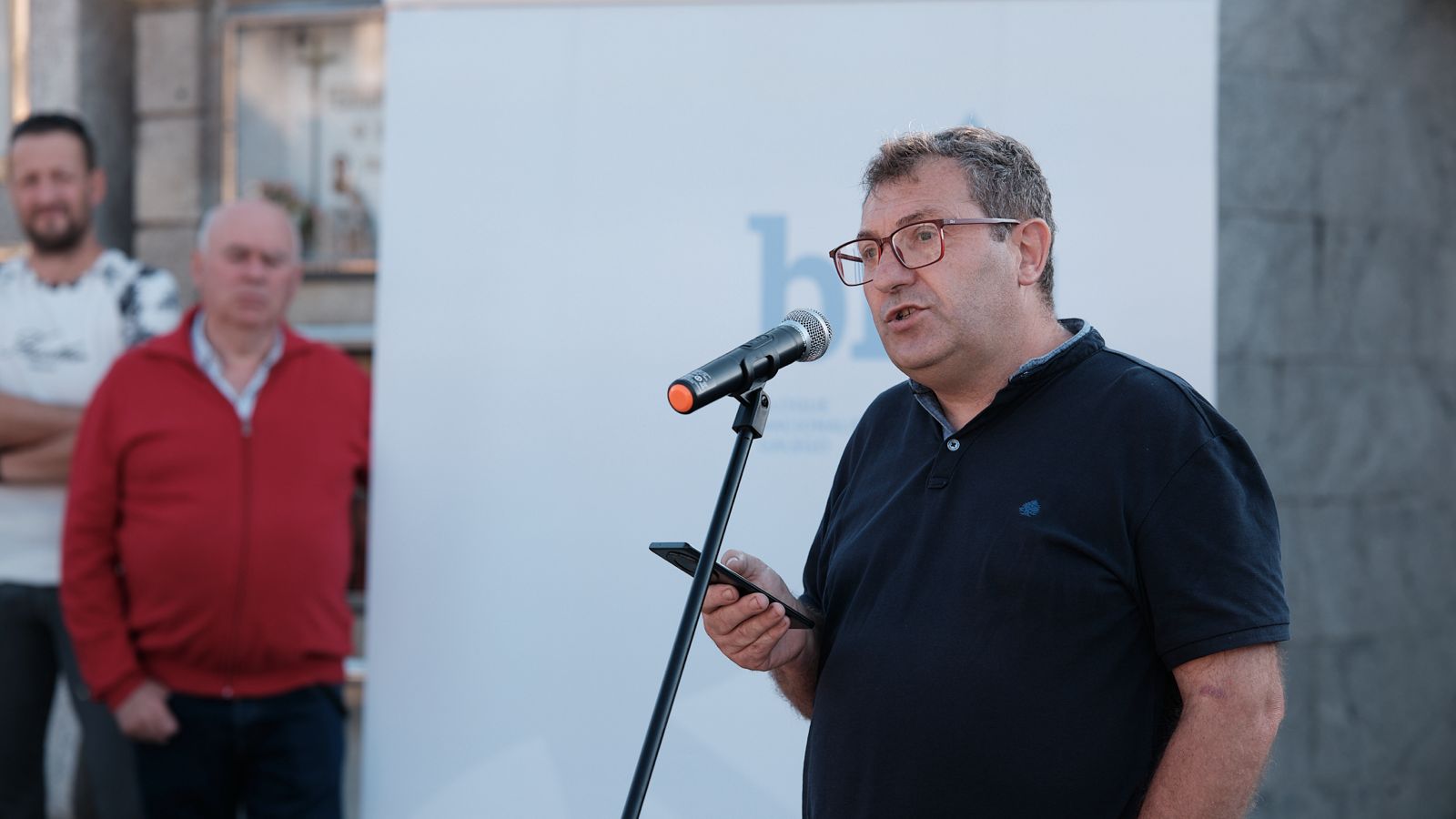 Suso Represas, representante da familia